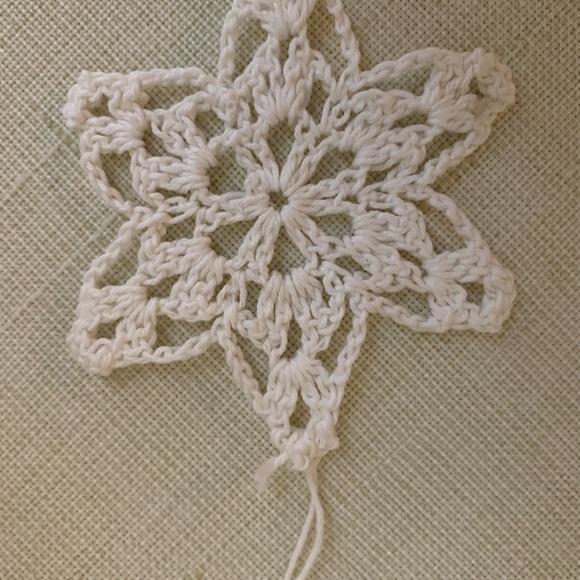 Lot of 8 Vintage Christmas Handmade Ornaments snowman snowflake santa penguin - Picture 4 of 10